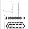 Подвесная люстра Wertmark Pamela WE160.30.323 WE160.30.323 - 2