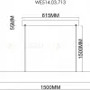 Подвесной светильник Wertmark Edda WE514.03.713 WE514.03.713 - 2