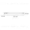 Трековый магнитный светильник Arte Lamp Linea A4685PL-1BK A4685PL-1BK - 4