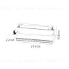 Трековый магнитный светильник Arte Lamp Linea A4696PL-1BK A4696PL-1BK - 3