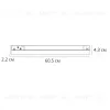 Трековый магнитный светильник Arte Lamp Linea A4683PL-1BK A4683PL-1BK - 3