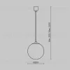 Подвесной светильник Maytoni Luna P039PL-5W3K-20-B P039PL-5W3K-20-B - 7