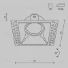 Встраиваемый светильник Maytoni Dot DL042-01-SQ-W DL042-01-SQ-W - 9