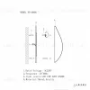 Настенный светильник iLedex Omega 6008W-18W-3000K WH-GL 6008W-18W-3000K WH-GL - 2