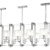 Подвесная люстра Crystal Lux NICOLAS SP12 L1600 NICKEL/WHITE NICOLAS SP12 L1600 NICKEL/WHITE - 1