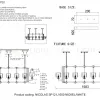 Подвесная люстра Crystal Lux NICOLAS SP12 L1600 NICKEL/WHITE NICOLAS SP12 L1600 NICKEL/WHITE - 3