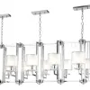 Подвесная люстра Crystal Lux NICOLAS SP12 L1600 NICKEL/WHITE NICOLAS SP12 L1600 NICKEL/WHITE - 2