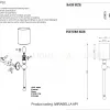 Бра Crystal Lux MIRABELLA AP1 CHROME/WHITE MIRABELLA AP1 CHROME/WHITE - 4