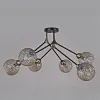 Люстра на штанге Illumico IL0264-6CSQ-79 BK AB IL0264-6CSQ-79 BK AB - 2