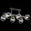 Люстра на штанге Illumico IL9736-6CSQ-79 BK AB IL9736-6CSQ-79 BK AB - 1