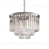 Подвесная люстра Delight Collection 1920s Odeon KR0387P-6 chrome/clear KR0387P-6 chrome/clear - 1