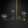 Люстра на штанге Delight Collection Globe Mobile KG0835P-3 brass KG0835P-3 brass - 2