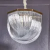 Подвесной светильник Delight Collection Murano Glass A001-554 L9 brass/clear A001-554 L9 brass/clear - 2