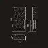 Настенный светильник Delight Collection 98023 W98023L dark bronze W98023L dark bronze - 6