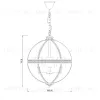 Подвесная люстра Delight Collection Residential KM0115P-4L nickel KM0115P-4L nickel - 2