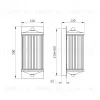 Настенный светильник Delight Collection Crystal bar KG0604W-1 brass KG0604W-1 brass - 2