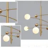 Люстра на штанге Delight Collection Globe Mobile 10215P/5 brass 10215P/5 brass - 2