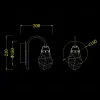 Бра Delight Collection Crystal rock MD-020B-wall gold MD-020B-wall gold - 4
