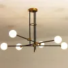 Люстра на штанге Delight Collection Bistro Globe 9389P/6 black/gold 9389P/6 black/gold - 2