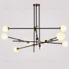 Люстра на штанге Delight Collection Bistro Globe 9389P/9 black/gold 9389P/9 black/gold - 2