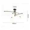 Люстра на штанге Delight Collection 8119P/6 black 8119P/6 black - 4