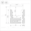Профиль Arlight ARH-FLOOR27-H28-2000 ANOD 038356 038356 - 3