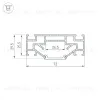 Профиль Arlight STRETCH-25-CEIL-CENTER-2000 040060 040060 - 3