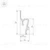Профиль Arlight STRETCH-SHADOW-TECH-2000 BLACK A2-DELTA 039509 039509 - 2