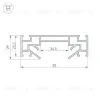 Профиль-держатель Arlight LGD-STRETCH-2TR-2000 040059 040059 - 2