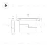 Трековый трехфазный светильник Arlight MAG-ORIENT-FLAT-FOLD-S195-6W Day4000 WH, 80 deg, 48V 035852(1) 035852(1) - 3