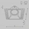 Встраиваемый светильник Maytoni Dot DL042-01-SQ-B DL042-01-SQ-B - 9
