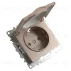 Розетка 1-местная с/з с защитной шторкой Stekker Катрин 39594 39594 - 6