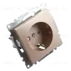 Розетка 1-местная с/з с защитной шторкой Stekker Катрин 39596 39596 - 4