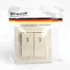 Переключатель 2-клавишный Stekker Эрна 39920 39920 - 5