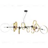 Подвесная люстра Crystal Lux ARMONICA SP8 BLACK/BRASS V2 ARMONICA SP8 BLACK/BRASS V2 - 1
