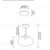 Подвесной светильник Crystal Lux MALAGA SP1 D200 COOPER MALAGA SP1 D200 COOPER - 4