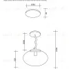Подвесной светильник Crystal Lux MALAGA SP1 D360 COOPER MALAGA SP1 D360 COOPER - 4