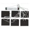 Встраиваемый светильник (комплект из 6 шт) Uniel ULP-1010 42W/4000К IP40 GRILYATO BLACK KIT06 UL-00008958 ULP-1010 42W/4000К IP40 GRILYATO BLACK KIT06 - 4