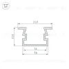 Профиль Arlight PDS-FS-2000 ANOD BLACK 040734 040734 - 3