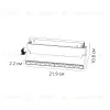 Трековый магнитный светильник Arte Lamp Linea A4668PL-1BK A4668PL-1BK - 4
