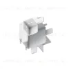 Коннектор угловой встраиваемый Maytoni Radity TRA084CT-12W TRA084CT-12W - 1