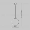 Подвесной светильник Maytoni Luna P039PL-5W4K-10-B P039PL-5W4K-10-B - 8