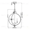 Подвесной светильник Feiss Adams FE-ADAMS-4P-BRZ FE-ADAMS-4P-BRZ - 5