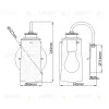 Бра Kichler Braelyn QN-BRAELYN1-BB QN-BRAELYN1-BB - 5