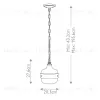 Подвесной светильник Feiss Cadence FE-CADENCE-1P-BS FE-CADENCE-1P-BS - 5