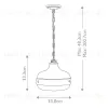 Подвесной светильник Feiss Cadence FE-CADENCE-2P-MB FE-CADENCE-2P-MB - 8