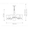 Подвесная люстра Hinkley Zelda HK-ZELDA7-PN HK-ZELDA7-PN - 5