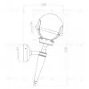 Уличный настенный светильник Covali WL-30563 WL-30563 - 7