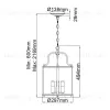 Подвесной светильник Hinkley Gentry HK-GENTRY-P-M-PB HK-GENTRY-P-M-PB - 5
