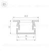 Профиль Arlight PDS-FS-2000 ANOD 038687 038687 - 3